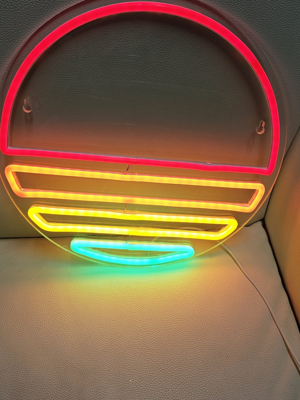 Sunshine Vivid LED Neon Sign Lamp Light Flex Acrylic Custom Bedroom Room Decor